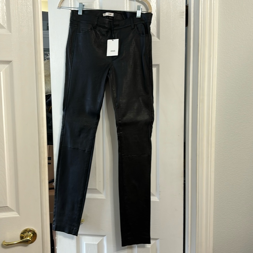 Vince leather pants